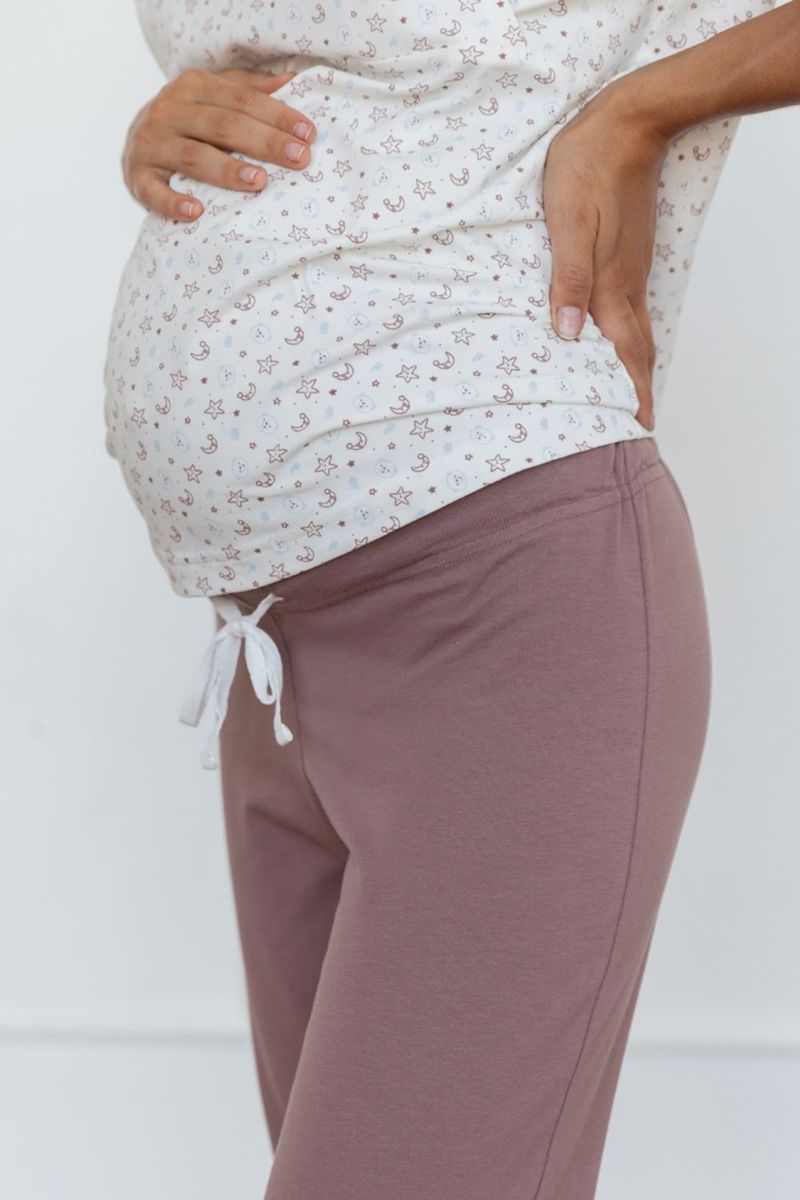 Штани для вагітних бежеві