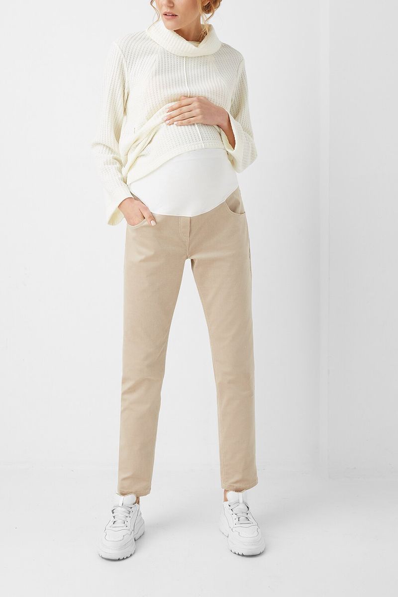 Штани для вагітних білі