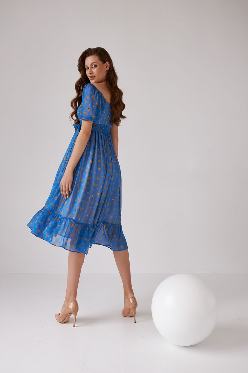 Сукня для вагітних синя