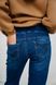 Стильные джинсы для беременных с высокой талией, синий, 36