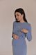 Жіночна сукня для вагітних та годуючих з трикотажу, Блакитний, S