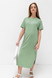 Платье для беременных и кормящих зеленое