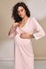 Ночная сорочка для беременных и кормящих ALISA NW-1.5.7, Рожевий, S, 90,5 см, 44,5 см, 88 см, 97 см, 113,2 см