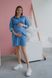 Сукня для вагітних блакитна