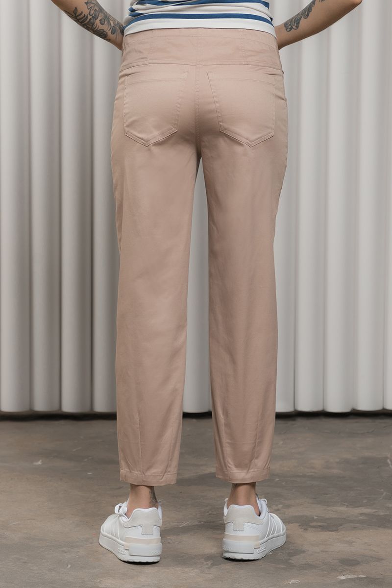 Свободные брюки МОМ для беременных из стрейчевого коттона SHELDON TR-24.011, S, 66,5 см, 78 см, 95 см