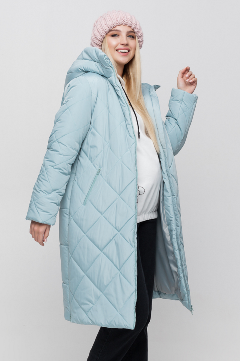 Пальто для беременных полынное
