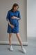 Платье для беременных синее