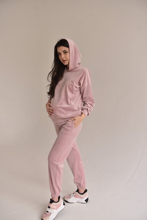 Спортивный костюм для кормления и беременных розовый, Розовый, S