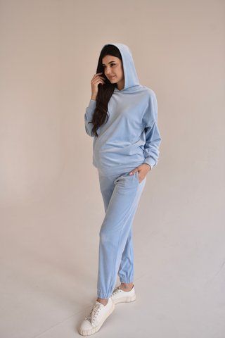 Спортивний костюм для годування та вагітних блакитний