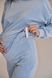 Спортивный костюм для кормления и беременных голубой, Голубой, S
