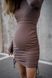 Сукня для вагітних та годуючих коричнева