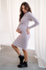Сукня для вагітних і годуючих лавандова
