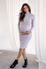 Платье для беременных и кормящих лавандовое
