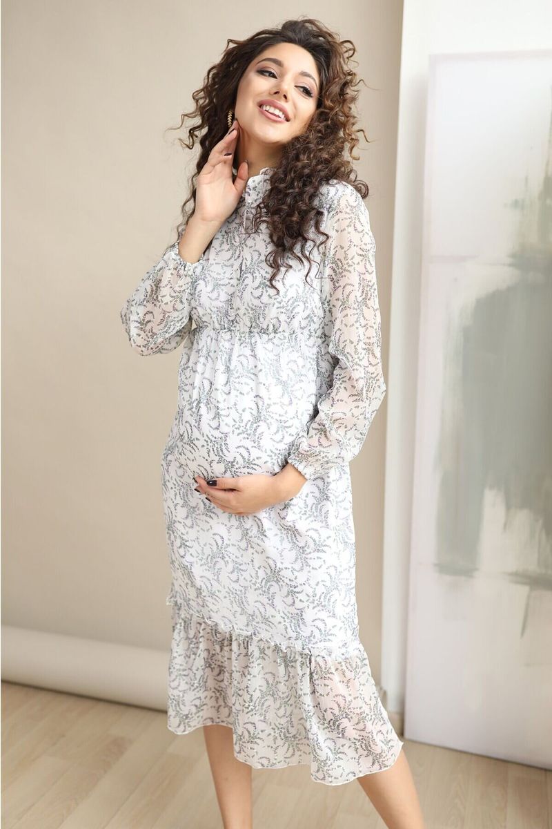 Платье для беременных лавандовое