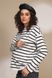 Лонгслив-тельняшка для беременных и кормящих NIKITA NR-31.033, Молочный, S, 62,5 см, 69 см, 104 см, 107 см, 110 см