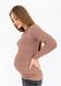 Жіночий лонгслів для вагітних і годуючих з асиметричним вирізом на плечі