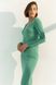 Платье для беременных и кормящих фисташковое