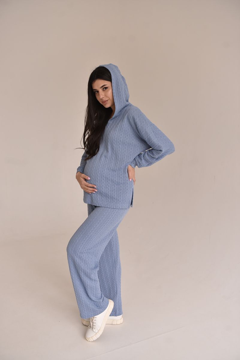 Спортивний костюм для годування та вагітних, Блакитний, S