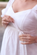 Сукня для вагітних та годуючих молочна